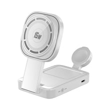 3 In 1 Magnetic Wireless Charger Stand Pad For Magsafe iPhone 16 15 14