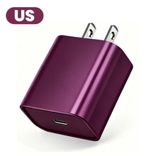 EU /US /UK Foldable 20W PD Charger Type c Fast Charging Power Adapters