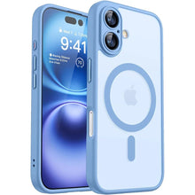 Magnetic Translucent Armor Shockproof Case For iPhone 17 16 15 14 13 12