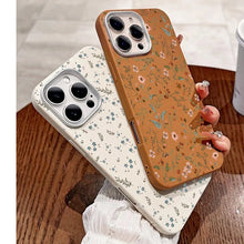 Small Flower Lichee Pattern Phone Case For iPhone 18 17 16 Pro Max 15
