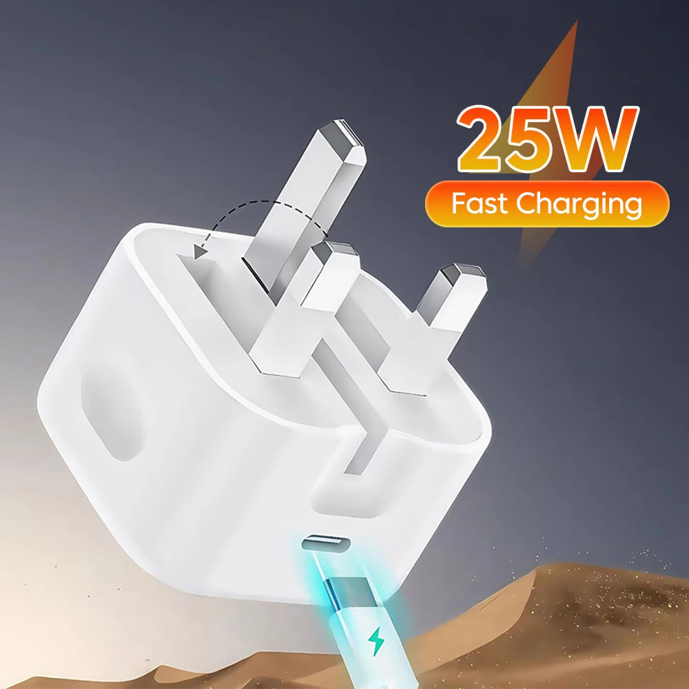 PD25W Type C Super Fast Charging Mobile Phone Foldable Charger For