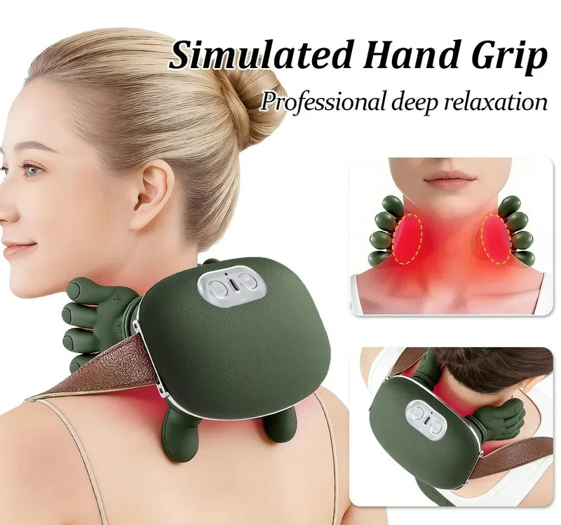 2026Portable Smart Neck & Shoulder Massager - USB Rechargeable, Lithium