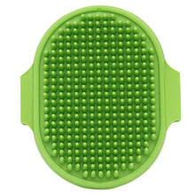 Pet Grooming Brush for Bath Massage, Silicone Bristle Deshedding Tool