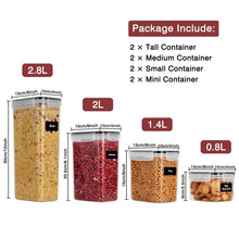 Food Storage Containers Kitchen Organizer and Container with Lids