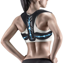 Adjustable Back Posture Corrector Neck Brace Training Equipment Home