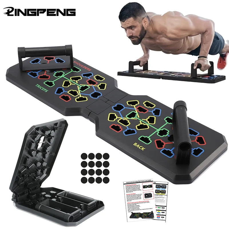 Portable Multifunctional Push Up Board Fitness and Muscle Training