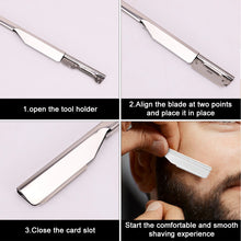 Professional Manual Barber Razor Haircut Shaving Tool Beard Eyebrow