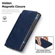 Luxury PU Leather Magnetic Flip Bracket Case For Samsung Galaxy S22 S23