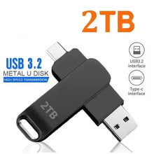 16TB USB 3.2 Flash Drives High Speed Transfer Metal Pendrive Memory