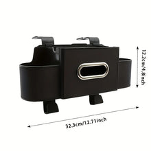 Car Seat Back Multifunctional Storage Box, Car Tissue Phone Holder, Cup