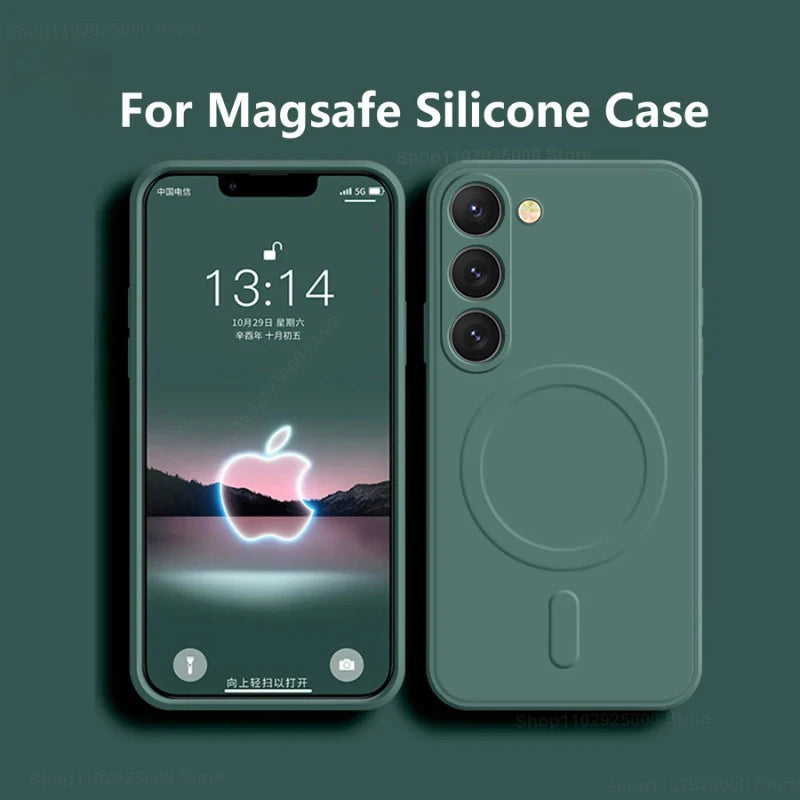 For Magsafe Magnetic Phone Case For Samsung Galaxy S26 S25 S24 S23 S 26