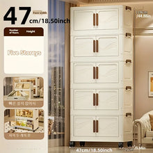 Foldable Storage Box with Clear Door - Spacious, Durable, and