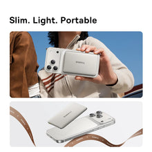 Baseus 5000mAh Magnetic Power Bank 15W Wireless 20W Wired Charging Thin