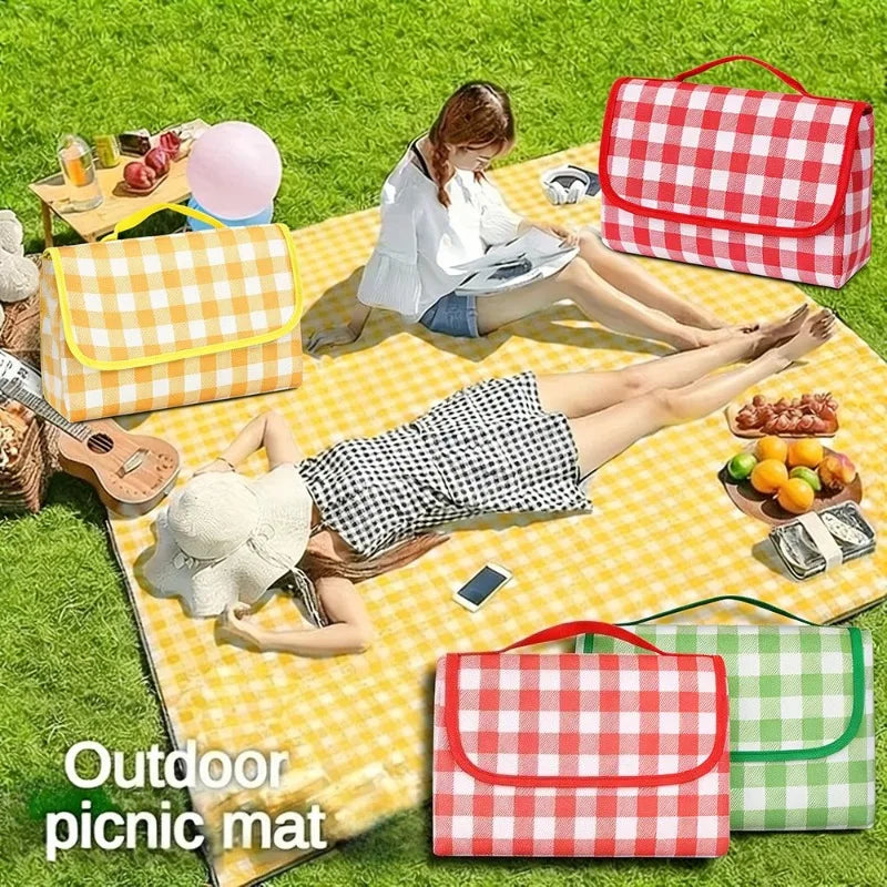 Thick Waterproof Picnic Mat Portable Foldable Ground Blanket for