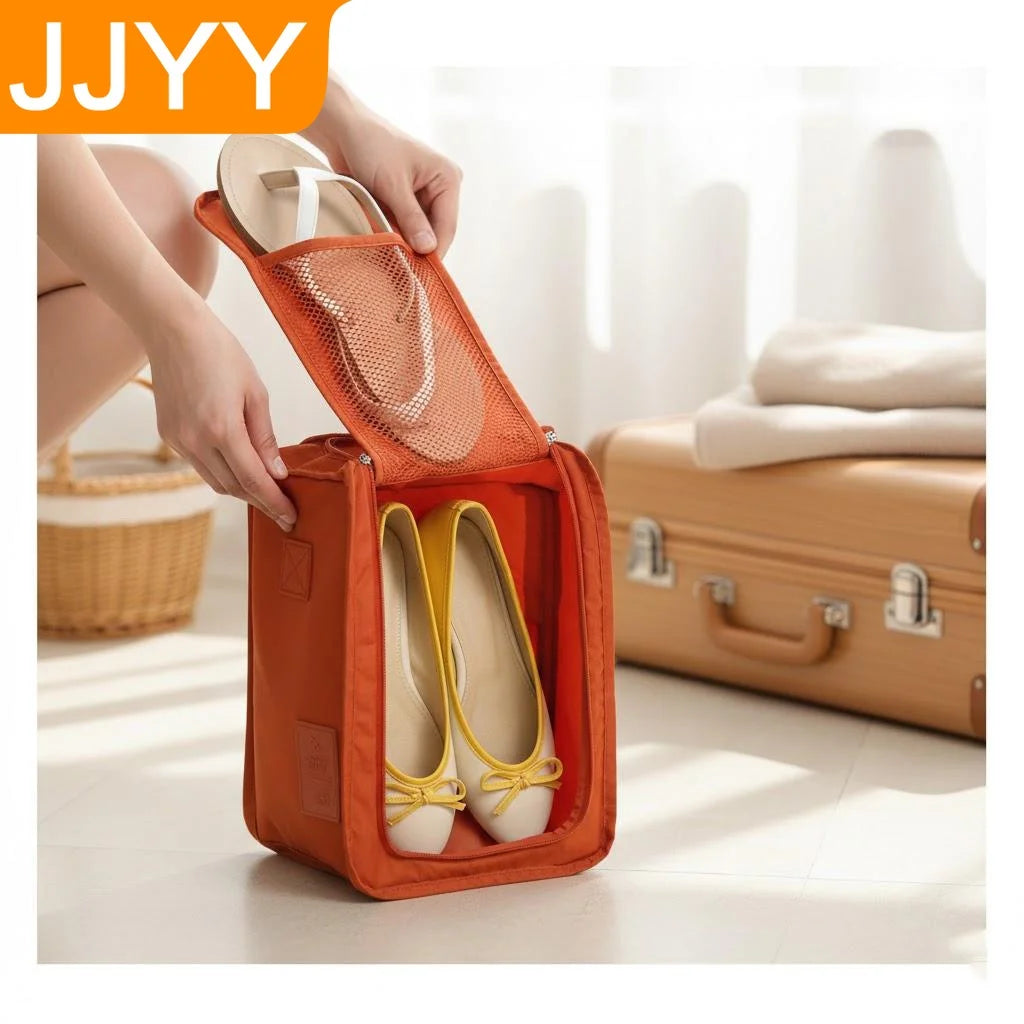 Portable Travel Shoe Organizer Bag Multifunctional Storage Pouch Home