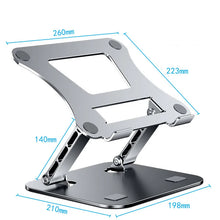 Phone Tablet Stand Adjustable Aluminum Alloy Laptop up to 17" Portable