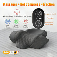 Electric Neck Massager Pillow Cervical Stretcher Heating Vibration