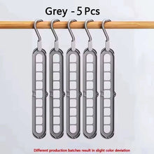 9 Hole Foldable Hanger Wardrobe Space Saving Storage For Clothes Drying