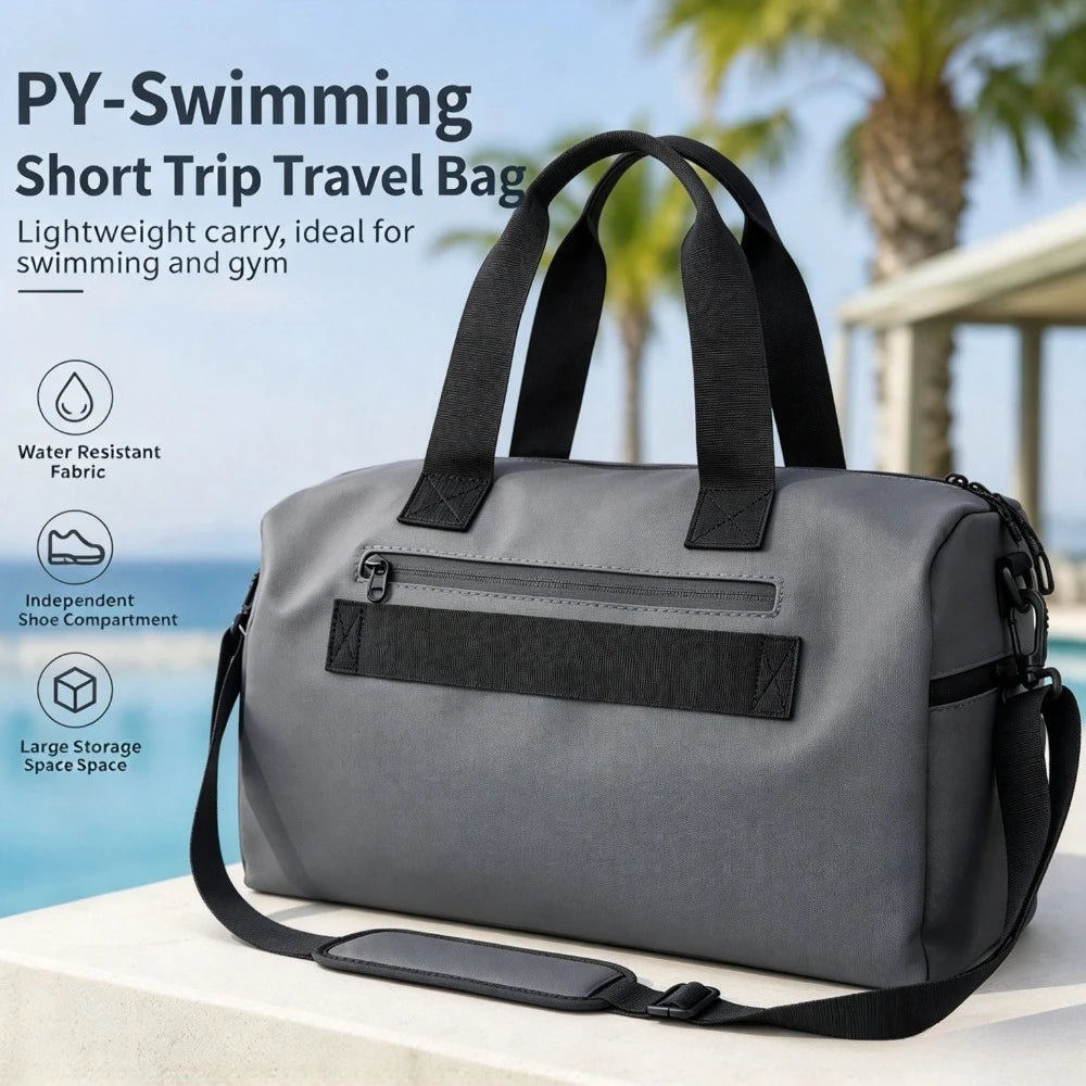 Gym Duffle Bag Wet Dry Separation Large Capacity Travel Independent