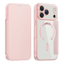 Luxury Transparent Flip Leather Wallet Magnetic Phone Case For iPhone