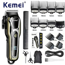 Kemei PG1990A Rechargeable Hair Clipper or Limit Combs Professional