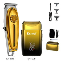 Kemei KM-TX10 Electric Shaver Hair Rechargeable Beard Foil Razor for