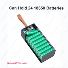 24*18650 Power Bank Cases Battery Holder Dual USB Type C Charge DIY