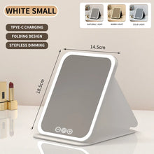 LED Dimmable Makeup Mirror 3 Colors Light Modes Adjustable Brightness