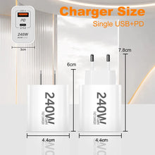 Lenovo 240W GaN PD USB C Charger Fast Charging For iPhone 17 16 15 14