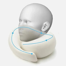 Portable Adjustable Travel Neck Pillow Memory Foam U-shaped Snail Style