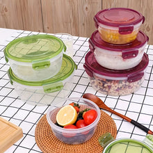 8pcs Set of 4 Containers with Lids,transparent Food Storage