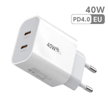 Elough 40W Dual Port USB C Charger Fast Charging QC3.0 PD Type C Phone