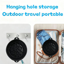 1PC Portable Foldable Silicone Ice Basin with Built-in Tray for