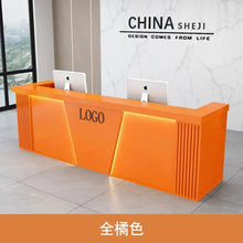 Hair Salon Cashier Reception Desk Counter Luxury Aesthetic Modern