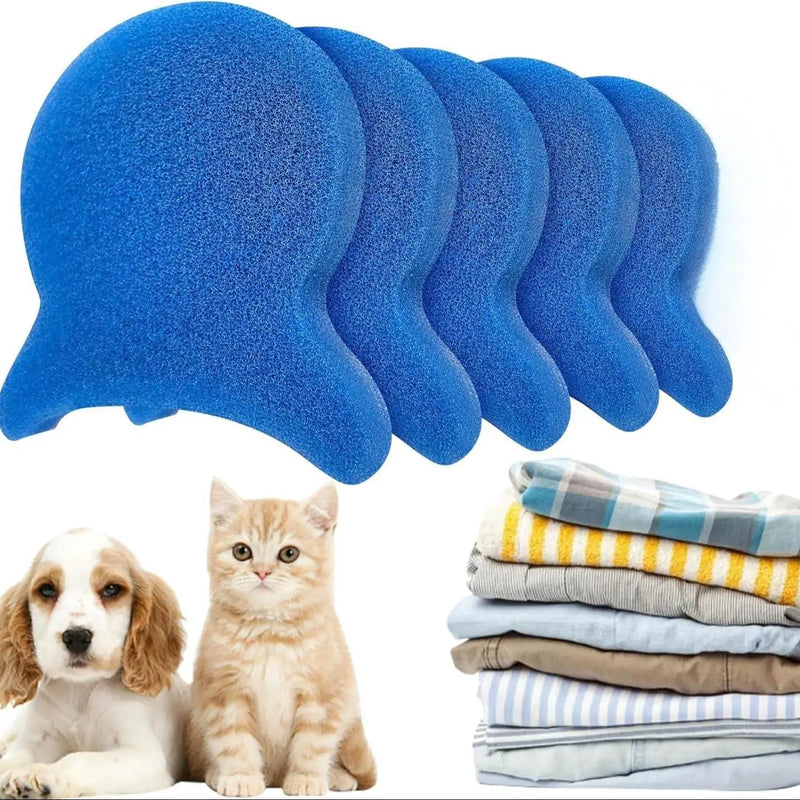 5pcs Pet Hair Remover for Laundry, Effectively Removes Fur, Lint &