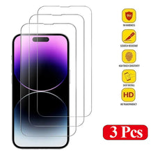 Tempered Glass for iPhone 14 Pro 15 16 17 18 13 12 11 Max Screen