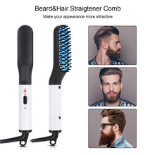 Comb Straightener Electric Negative Ion Heating For Men Beard Hair