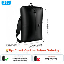 60% Space Saver Vacuum Storage Bags with USB Pump, Waterproof TPU