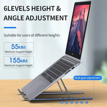 Foldable Laptop Stand Adjustable Portable Notebook Bracket Support Base