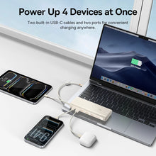 Baseus 20000mAh 100W Power Bank Built-In Dual USB-C Cable Fast Charging