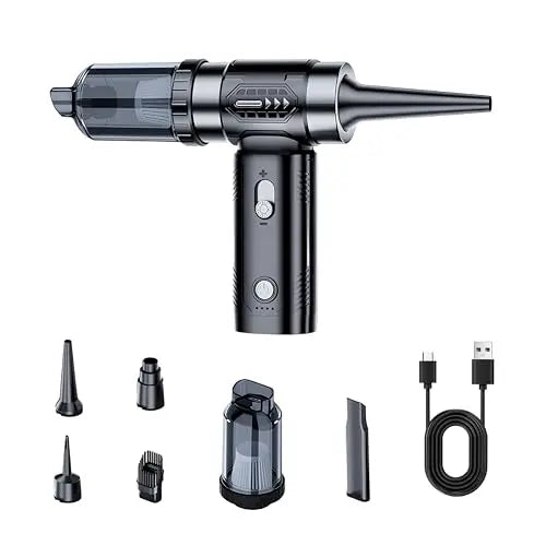 Portable Cordless Handheld Car Vacuum Cleaner, 16000Pa Rechargeable