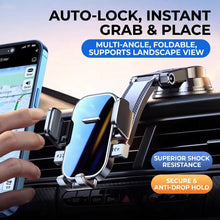 Car Phone Holder Mount Dashboard, 360° Rotatable Car Phone Stand with