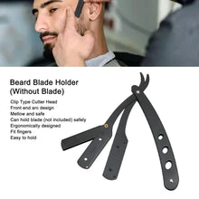 Manual Shaver for Men Barbershop Razor Stainless Steel Shank Is Easy To