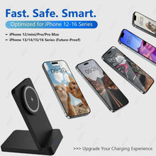 Portable Design Magnetic Alignment Wireless Fast Charging Stand For