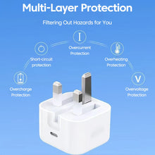 PD25W Type C Super Fast Charging Mobile Phone Foldable Charger For