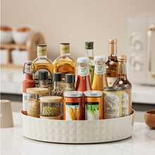 Rotating Spice Rack Organizer For Kitchen Cosmetics Storage Convenient