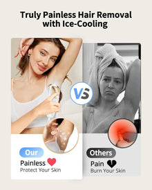 IPL Hair Removal with Ice Cooling Care Function for Women Men