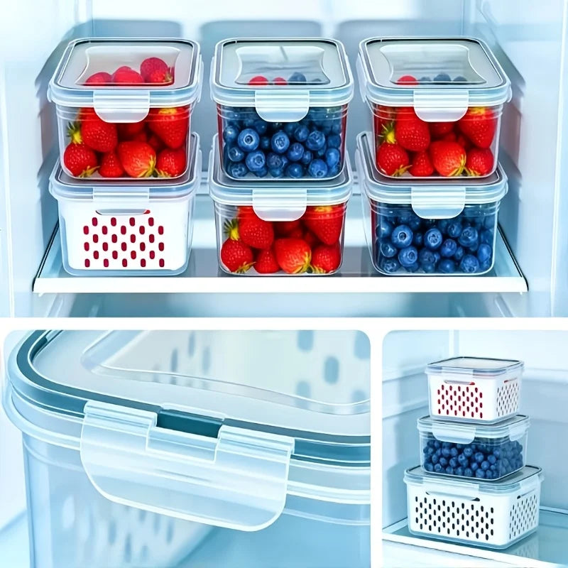 4pcs/Set Leak-Proof Food Storage Containers-Airtight, Stackable Meal