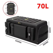 Car Trunk Storage Organizer With Lid Universal Car 70L Box Oxford Cloth