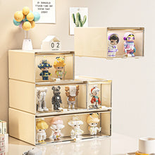 Storage Box with Drawers - Desktop Organizer, Display Case for